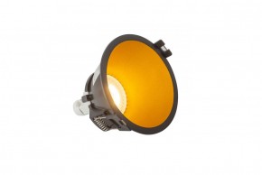 DK3026-BG Встраиваемый светильник, IP 20, 10 Вт, GU5.3, LED, черный/золотой, пластик в Лысьве - lysva.ok-mebel.com | фото 3