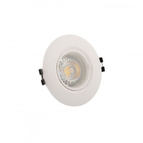 DK3028-WH Встраиваемый светильник, IP 20, 10 Вт, GU5.3, LED, белый, пластик в Лысьве - lysva.ok-mebel.com | фото 2