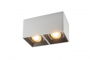DK3035-WB Светильник накладной IP 20, 10 Вт, GU5.3, LED, белый/черный, пластик в Лысьве - lysva.ok-mebel.com | фото