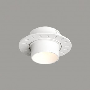 DK3056-WH Встраиваемый светильник под шпатлевку, IP20, до 15 Вт, LED, GU5,3, белый, пластик в Лысьве - lysva.ok-mebel.com | фото