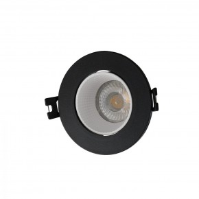 DK3061-BK+WH Встраиваемый светильник, IP 20, 10 Вт, GU5.3, LED, черный/белый, пластик в Лысьве - lysva.ok-mebel.com | фото
