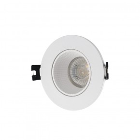 DK3061-WH Встраиваемый светильник, IP 20, 10 Вт, GU5.3, LED, белый/белый, пластик в Лысьве - lysva.ok-mebel.com | фото