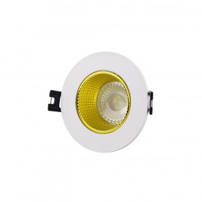 DK3061-WH+YE Встраиваемый светильник, IP 20, 10 Вт, GU5.3, LED, белый/желтый, пластик в Лысьве - lysva.ok-mebel.com | фото
