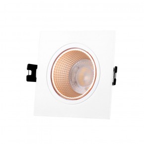 DK3071-WBR Встраиваемый светильник, IP 20, 10 Вт, GU5.3, LED, белый/бронзовый, пластик в Лысьве - lysva.ok-mebel.com | фото 1