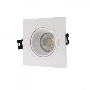 DK3071-WH Встраиваемый светильник, IP 20, 10 Вт, GU5.3, LED, белый/белый, пластик в Лысьве - lysva.ok-mebel.com | фото 1
