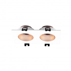 DK3072-WBR Встраиваемый светильник, IP 20, 10 Вт, GU5.3, LED, белый/бронзовый, пластик в Лысьве - lysva.ok-mebel.com | фото 2