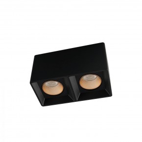 DK3085-BK+BR Светильник накладной IP 20, 10 Вт, GU5.3, LED, черный/бронзовый, пластик в Лысьве - lysva.ok-mebel.com | фото