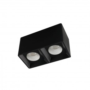 DK3085-BK+CH Светильник накладной IP 20, 10 Вт, GU5.3, LED, черный/хром, пластик в Лысьве - lysva.ok-mebel.com | фото