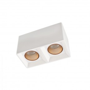 DK3085-WH+BR Светильник накладной IP 20, 10 Вт, GU5.3, LED, белый/бронзовый, пластик в Лысьве - lysva.ok-mebel.com | фото