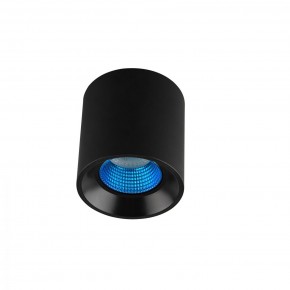DK3090-BK+CY Светильник накладной IP 20, 10 Вт, GU5.3, LED, черный/голубой, пластик в Лысьве - lysva.ok-mebel.com | фото