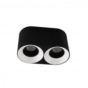 DK3096-BW+BK Светильник накладной IP 20, 10 Вт, GU5.3, LED, черно-белый/черный, пластик в Лысьве - lysva.ok-mebel.com | фото