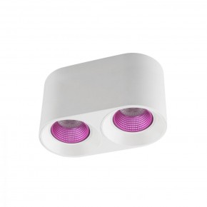 DK3096-WH+PI Светильник накладной IP 20, 10 Вт, GU5.3, LED, белый/розовый, пластик в Лысьве - lysva.ok-mebel.com | фото