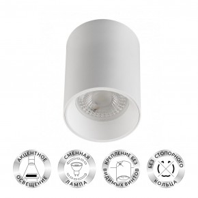 DK3110-WH Светильник накладной IP 20, 10 Вт, GU5.3, LED, белый, пластик в Лысьве - lysva.ok-mebel.com | фото