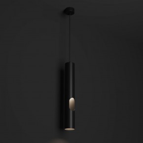 DK4045-BK Подвесной светильник, с декоративным вырезом, IP 20, до 15 Вт, LED, GU10, черный, алюминий в Лысьве - lysva.ok-mebel.com | фото 2