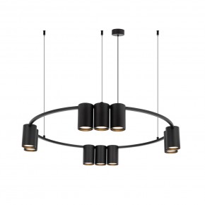 DK4065-BK Подвесной светильник ORBIT, IP20, 10xGU10 LED до 15 Вт, черный матовый, алюминий в Лысьве - lysva.ok-mebel.com | фото 3