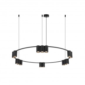 DK4067-BK Подвесной светильник ORBIT, IP20, 15xGU10 LED до 15 Вт, черный матовый, алюминий в Лысьве - lysva.ok-mebel.com | фото 3