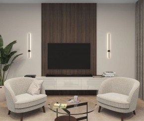 DK5012-BK Бра 800 мм, 3000К, IP20, 7 Вт, черный, алюминий в Лысьве - lysva.ok-mebel.com | фото 5