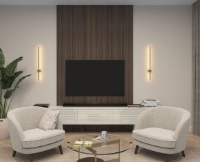 DK5012-SG Бра 800 мм, 3000К, IP20,7 Вт, матовое золото в Лысьве - lysva.ok-mebel.com | фото 5