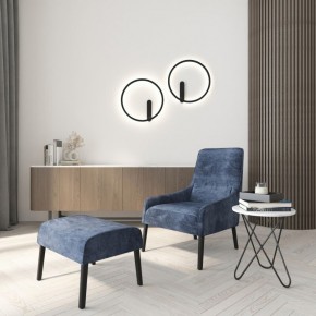 DK5035-BK Бра ROUND со светодиодом, IP20, 24W, 3000/4000/6500K, черный, алюминий в Лысьве - lysva.ok-mebel.com | фото 8