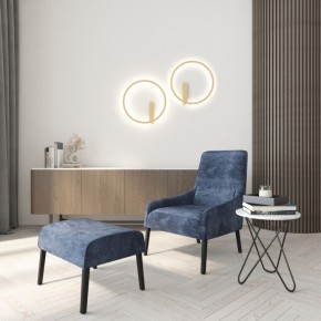 DK5035-SG Бра ROUND со светодиодом, IP20, 24W, 3000/4000/6500K, матовое золото, алюминий в Лысьве - lysva.ok-mebel.com | фото 7