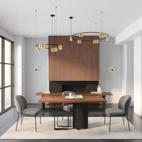 DK5060-BK+SG Бра ORBIT, IP20, 3000К, LED, 10 Вт, черный + сатинированное золото, алюминий в Лысьве - lysva.ok-mebel.com | фото 6