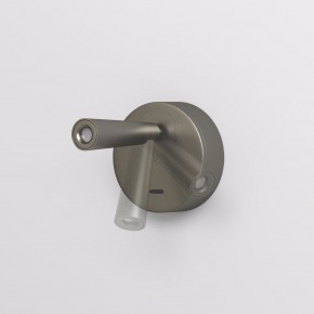 DK5072-DN Бра SHINE WALL со светодиодом, D104*H68, IP20, 3000К, 3W, RA?90, темный никель, алюминий в Лысьве - lysva.ok-mebel.com | фото 3