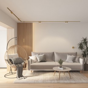 DK5072-SB Бра SHINE WALL со светодиодом, D104*H68, IP20, 3000К, 3W, RA?90, сатинированная латунь, алюминий в Лысьве - lysva.ok-mebel.com | фото 8