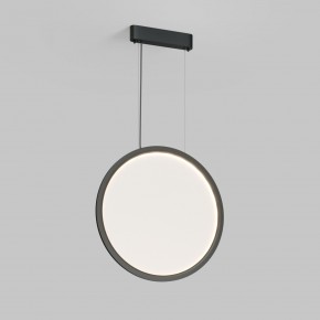 DK6606-BK Подвесной вертикальный светильник Veil со светодиодом H1700 d600 220V 48W 3000-6000K IP20 черный алюминий в Лысьве - lysva.ok-mebel.com | фото
