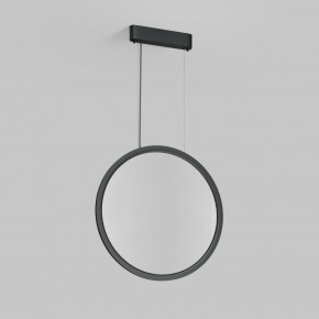 DK6606-BK Подвесной вертикальный светильник Veil со светодиодом H1700 d600 220V 48W 3000-6000K IP20 черный алюминий в Лысьве - lysva.ok-mebel.com | фото 2