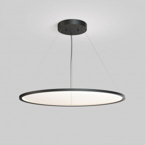 DK6620-BK Подвесной горизонтальный светильник Veil со светодиодом H900 d1000 220V 82W 3000-6000K IP20 черный алюминий в Лысьве - lysva.ok-mebel.com | фото