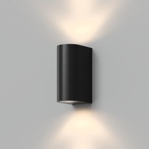 DK9791-BK Настенный уличный светильник NARVIK, IP44, 2хGU10 LED, до 15 Вт, черный, алюминий в Лысьве - lysva.ok-mebel.com | фото