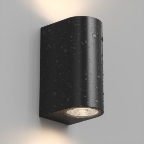 DK9791-BK Настенный уличный светильник NARVIK, IP44, 2хGU10 LED, до 15 Вт, черный, алюминий в Лысьве - lysva.ok-mebel.com | фото 3