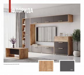 ФЛОРИДА Гостиная (модульная) дуб золотой/графит в Лысьве - lysva.ok-mebel.com | фото