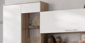 Гостиная Флай (ЦС-01/ШК-04) дуб сонома/белый в Лысьве - lysva.ok-mebel.com | фото 11