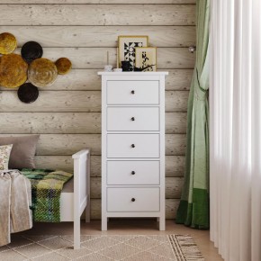 Комод 05 Кантри белый с пятью ящиками в Лысьве - lysva.ok-mebel.com | фото 4