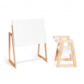 Комплект детской мебели стол и  два стула Я САМ "Лофт-Дуо" (Белый) в Лысьве - lysva.ok-mebel.com | фото 4
