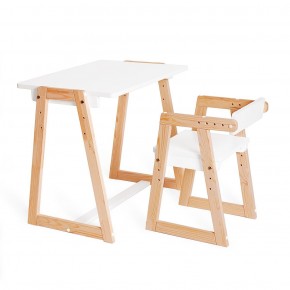 Комплект детской мебели стол и  два стула Я САМ "Лофт-Дуо" (Белый) в Лысьве - lysva.ok-mebel.com | фото 6