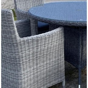 Комплект плетеной мебели AM-395C/T395 Grey 4Pcs (4+1) в Лысьве - lysva.ok-mebel.com | фото 2