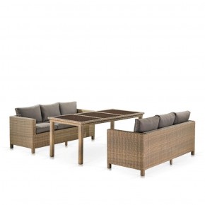 Комплект плетеной мебели T365/S65B-W65 Light Brown в Лысьве - lysva.ok-mebel.com | фото