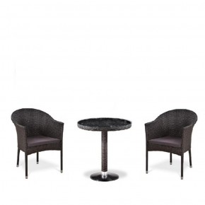 Комплект плетеной мебели T601/Y350A-W53 Brown (2+1) в Лысьве - lysva.ok-mebel.com | фото 1