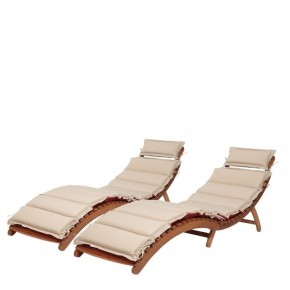 Комплект шезлонги и столик AFM-803A-T133 Beige (2+1) в Лысьве - lysva.ok-mebel.com | фото 2