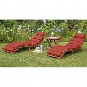 Комплект шезлонги и столик AFM-803A-T133 Beige-Terracotta (2+1) в Лысьве - lysva.ok-mebel.com | фото