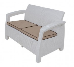 Комплект уличной мебели Yalta Premium Terrace Set (Ялта) белый (+подушки под спину) в Лысьве - lysva.ok-mebel.com | фото 2