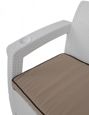 Комплект уличной мебели Yalta Premium Terrace Set (Ялта) белый (+подушки под спину) в Лысьве - lysva.ok-mebel.com | фото 5