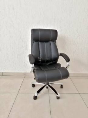 Кресло Barneo K-303 для руководителя (черная экокожа) в Лысьве - lysva.ok-mebel.com | фото 1