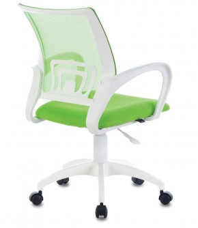 Кресло BRABIX "Fly MG-396W", пластик белый, сетка, салатовое, 532403 в Лысьве - lysva.ok-mebel.com | фото 3