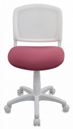 Кресло детское Бюрократ CH-W296NX/26-31 белый TW-15 розовый 26-31 в Лысьве - lysva.ok-mebel.com | фото 3