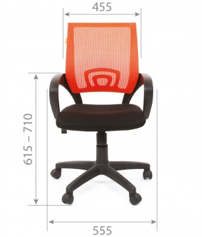 Кресло для оператора CHAIRMAN 696 black (ткань TW-11/сетка TW-01) в Лысьве - lysva.ok-mebel.com | фото 4