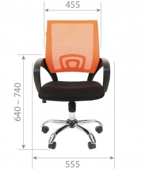 Кресло для оператора CHAIRMAN 696 хром (ткань TW-11/сетка TW-01) в Лысьве - lysva.ok-mebel.com | фото 6