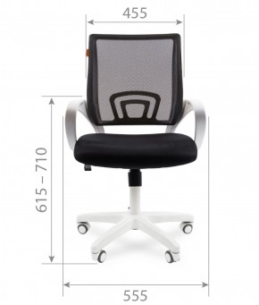 Кресло для оператора CHAIRMAN 696 white (ткань TW-11/сетка TW-01) в Лысьве - lysva.ok-mebel.com | фото 4
